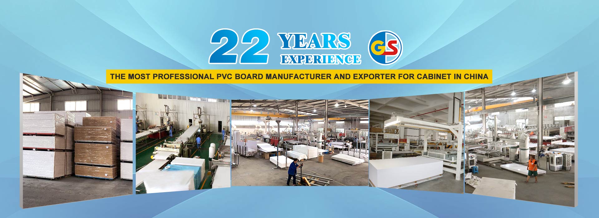 Goldensign 21 years pvc foam board manufacturer banner