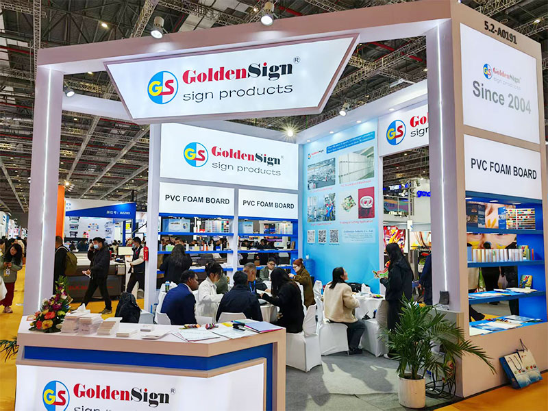 Goldensign демонстрирует пены из ПВХ на международной выставке