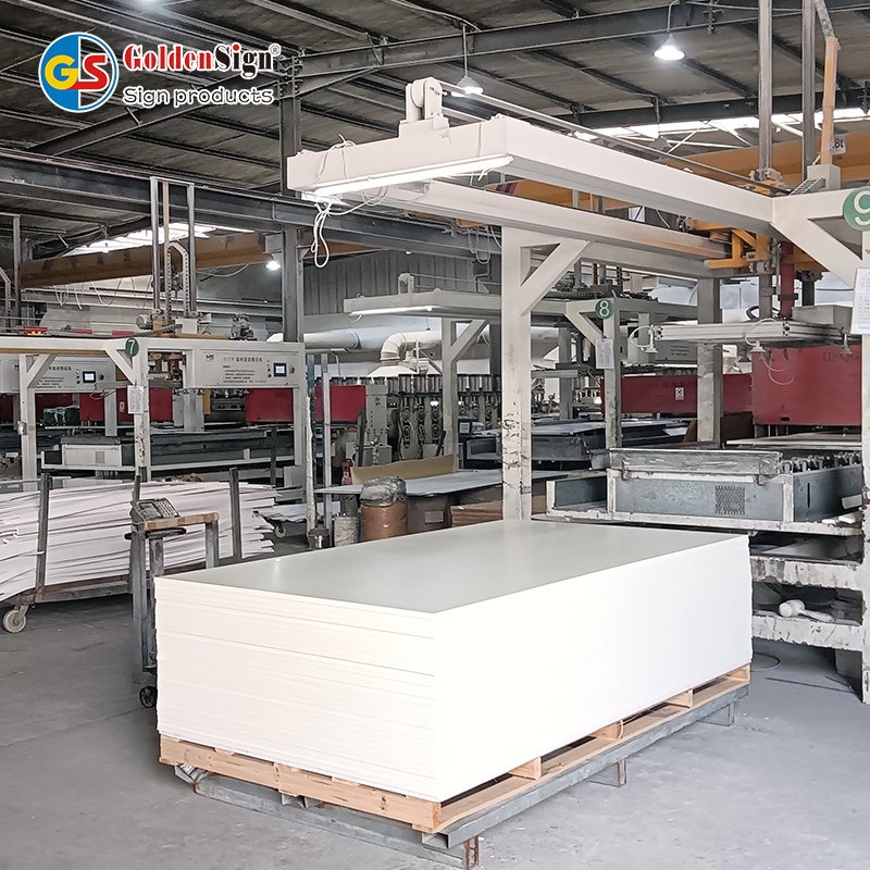 Goldensign White 18mm PVC Celuka Board Wall Panel панель шкаф
