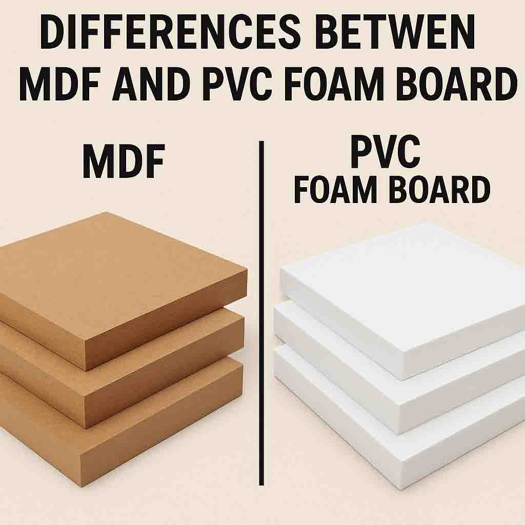 Различия между платой пенопласта MDF и ПВХ: какой из них подходит вашему проекту?