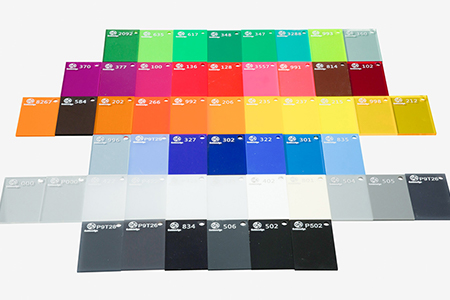 цвет акрилового листа