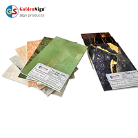 Высококачественный 1220*2440 мм оформление дома мраморное лист УФ-лист ПВХ