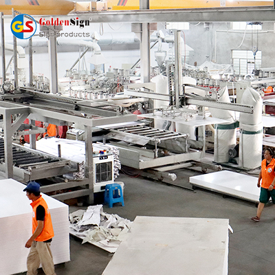 Goldensign White 18mm PVC Celuka Board Wall Panel панель шкаф